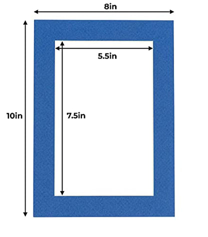 6x8 Mat for 8x10 Frame (25 Count)