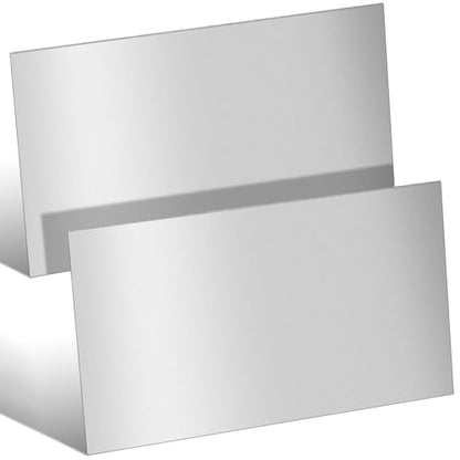 2 Pcs 16 Gauge Mild Metal Steel Sheet Plate Weldable Carbon Cold Panels Square Rolled for Outside Industrial DIY Weld Accessories (2 Count)