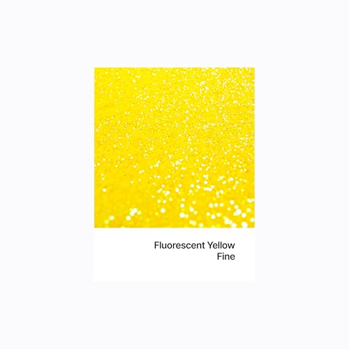 Resin Glitter Fluorescent Yellow 100g Fine (3.5274 Ounce)