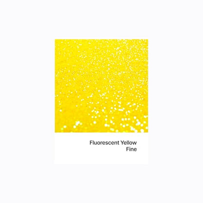 Resin Glitter Fluorescent Yellow 100g Fine (3.5274 Ounce)