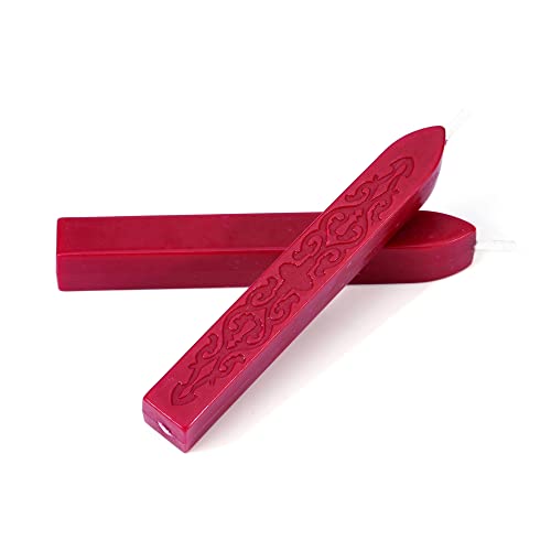12Pcs Sealing Wax Sticks with Wicks for Wax Seal Stamp (12 Count)