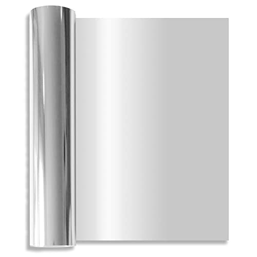 Silver HTV Foil Heat Transfer Vinyl Roll 12" x 6FT for T