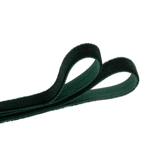 Vintage Hunter Green Velvet Ribbon (75 Foot)