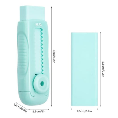 4 Pcs Cute Erasers for Kids Sliding Retractable Pencil Erasers (4 Count)