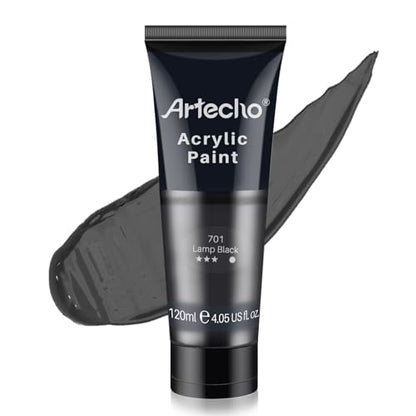 Black Acrylic Paint (4.05 Fl Oz)