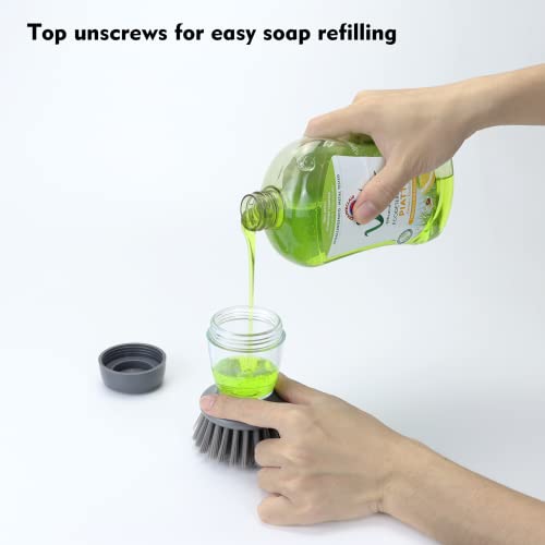Dish Brush with Soap Dispenser