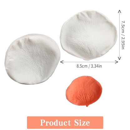 3D Rose Petals Shape Silicone Fondant Mold Chocolate Molds Candy Molds Veining Petal Sugar Flower Making Tool