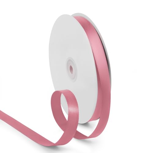 5 8 Inch 100 Yards Satin Ribbon Dusty Pink (300 Foot)