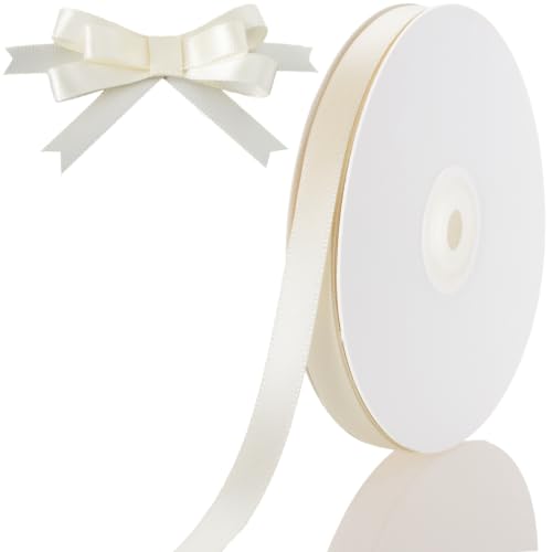 3 8 Inch Ivory Ribbon 50Yards