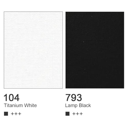 White and Black Acrylic Paint (8 Fl Oz)