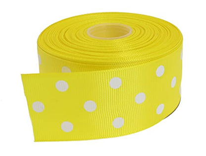 Polka Dot Grosgrain Ribbon 25 Yard Each Roll 100% Polyester