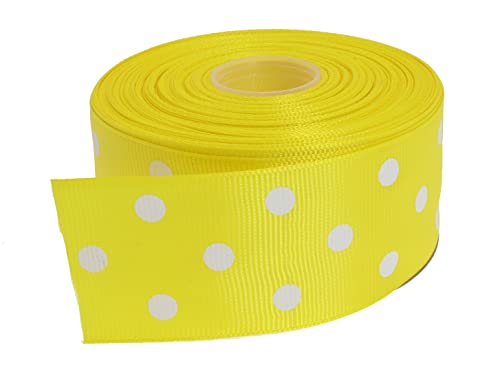Polka Dot Grosgrain Ribbon 25 Yard Each Roll 100% Polyester