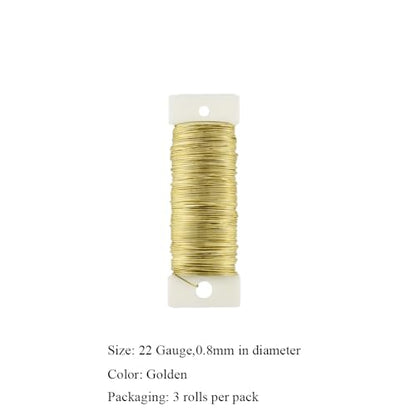 22Gauge Golden 3Roll Total 115Yards