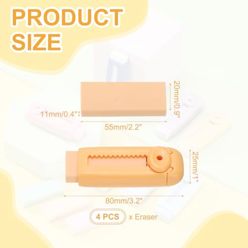 4 Pack Erasers