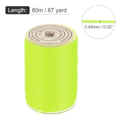 Waxed Cord 0.45mm Waxed Thread 87 Yard Wax String Leather Cord for Bracelet Making
