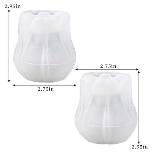 2PCS Tulip Candle Soap Molds