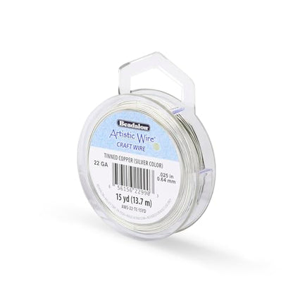 22 Gauge Tarnish Resistant Tinned Copper Craft Wire (45 Foot)