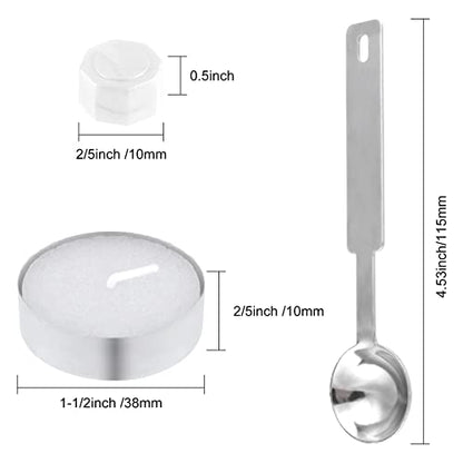500 Pcs White Wax Seal Beads Set (7.7603 Ounce)