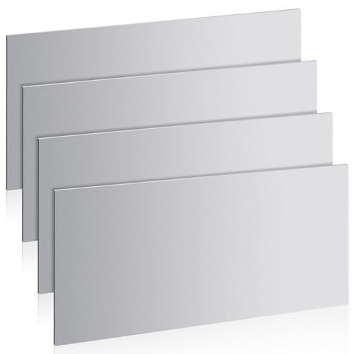 20 Gauge 12" x 6" Steel Sheet Metal 4 Pcs (2 Sq Ft)