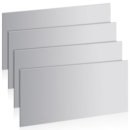 20 Gauge 12" x 6" Steel Sheet Metal 4 Pcs (2 Sq Ft)