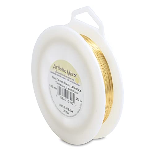 28 Gauge Tarnish Resistant Brass Craft Wire