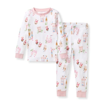 Girls Organic Cotton Pajamas (2 count)