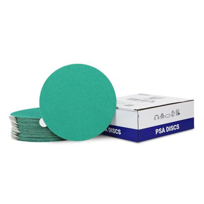 5" Green Film PSA Sanding Discs for DA Sander (50 Count)