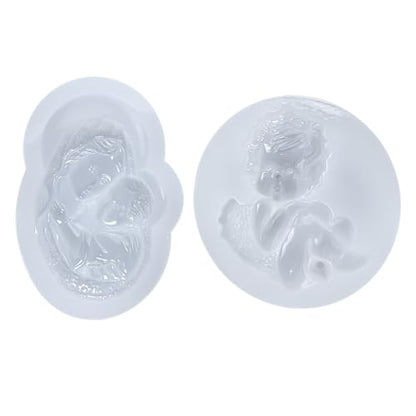 Art Molds for Polyclay Air Dry Clay Plaster
