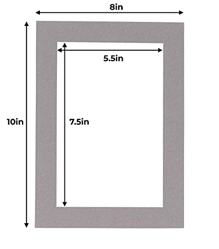 8x10 Mat for 6x8 Photo (10 Count)