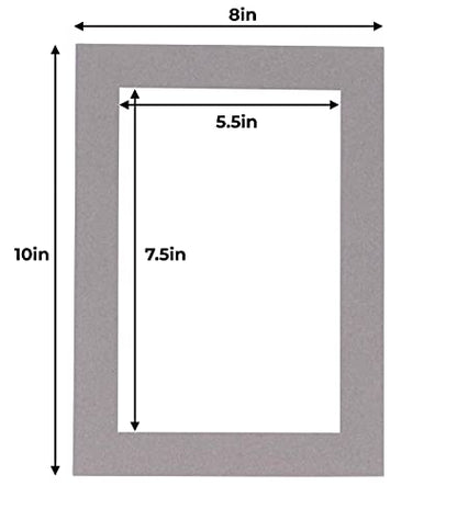 8x10 Mat for 6x8 Photo
