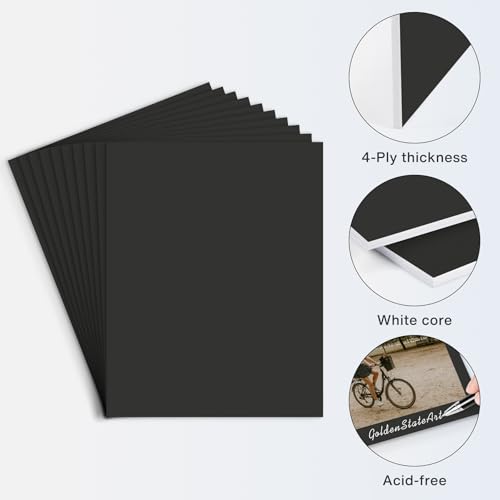 50 Pack 11x14 Uncut Photo Mat Matboards