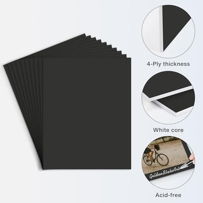 50 Pack 11x14 Uncut Photo Mat Matboards