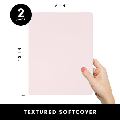 Soft Cover Lined Journal Notebook (2 Count)