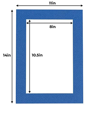 11x14 Mat for 8.5x11 Photo (100 Count)