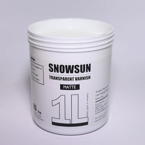 Matte Varnish 1L for Acrylic Paint Non (35 Fl Oz)