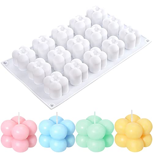 3D Bubble Candle Molds (15 Count)