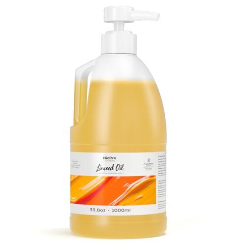 Refined Linseed Oil for Painting