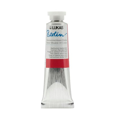 Berlin Pro Artists Water Mixable Oil Paint 37 ml Tube Cadmium Red Deep Hue
