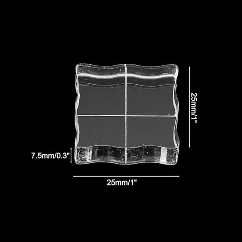 1"x1" Acrylic Stamp Block (6 Count)