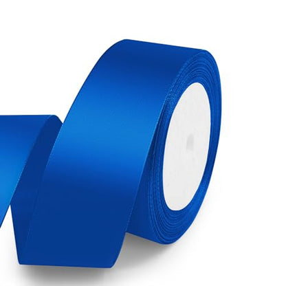 1-1/2" x 25 Yards Royal Blue Satin Ribbon Crafts Gift Wrapping