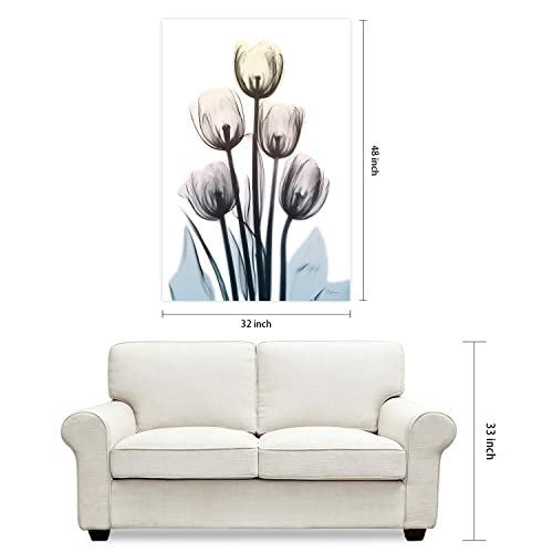 48"x32" Frameless Tempered Glass Wall Art