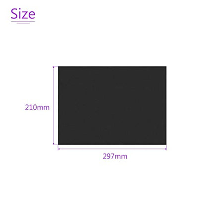 10Pcs Correction Gel Light Filter Overlay Transparent Plastic PVC Sheets Maroon for Photo