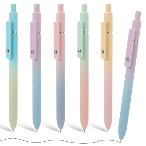 Gel Pens 5Pcs Smooth Writing Medium Point 0.7mm Pens for Journaling (5 Count)