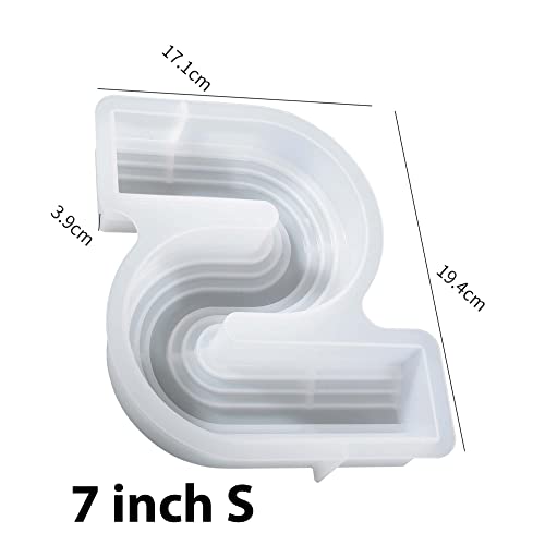 2 Pack 6 inch + 7 inch Twist Candle Molds (2 Count)