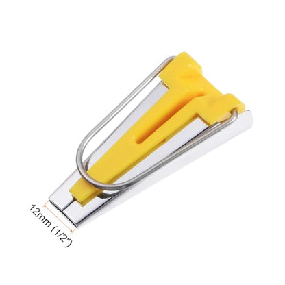 Bias Tape Maker Kit 12mm Single and Double Fold Fabric Bias Binding Maker Sew Tool for Fabric Quilting Sewing Crafting DIY