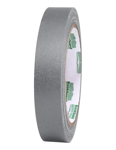 3 4 Inch Gray Book Repair Cloth Tape 15 Yard Roll