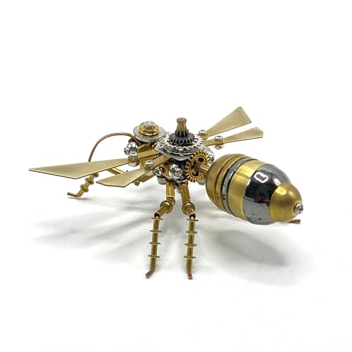3D Metal Puzzle Mechanical Model Kit Steampunk Bee Insect 150+ Parts 2