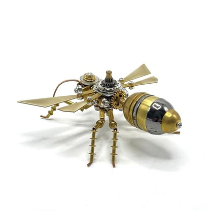 3D Metal Puzzle Mechanical Model Kit Steampunk Bee Insect 150+ Parts 2