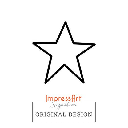 Star Design Metal Stamp