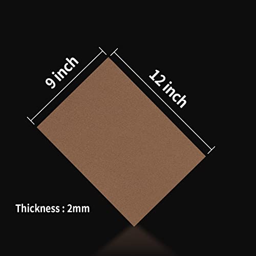 Brown Foam Sheets Crafts 9x12 Inch 2mm Eva Color Craft Foam Paper for Crafts Project Preschoolers Classroom Scrapbooking DIY Cosplay (1080 sq inch)